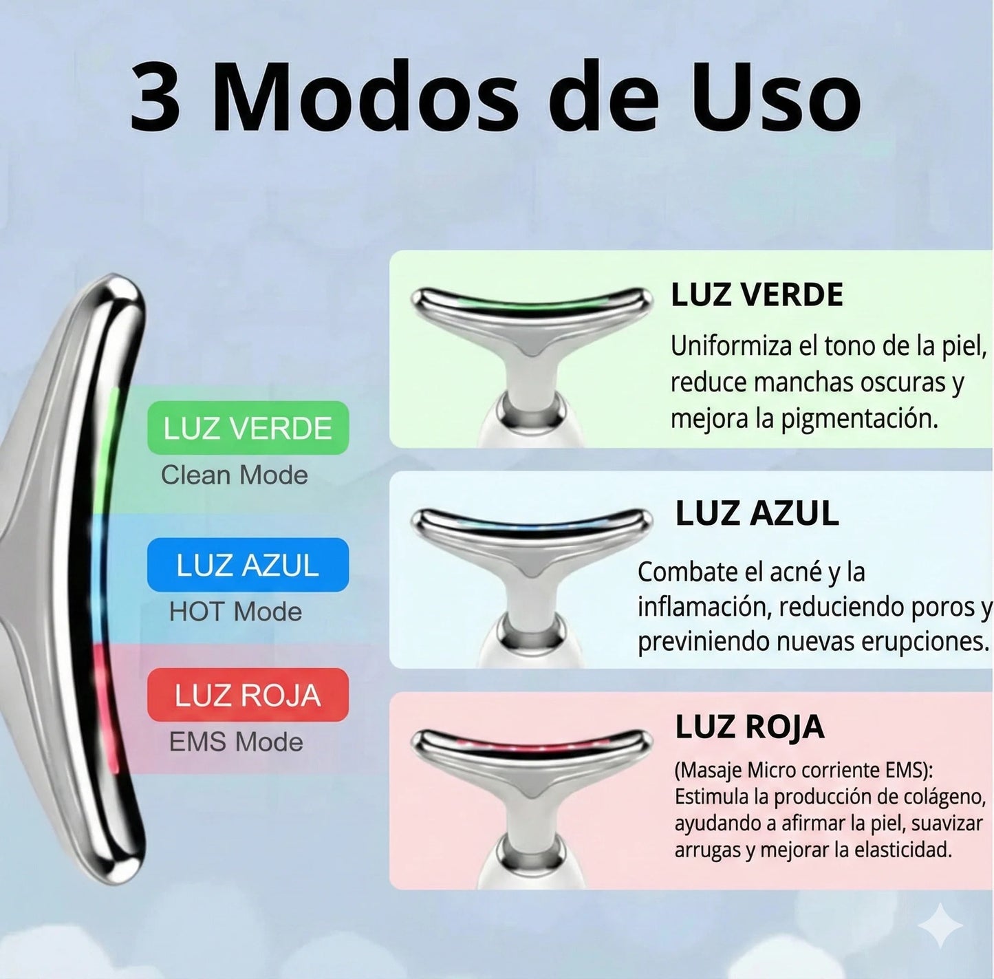 Masajeador Facial Antiedad-Efecto Lifting