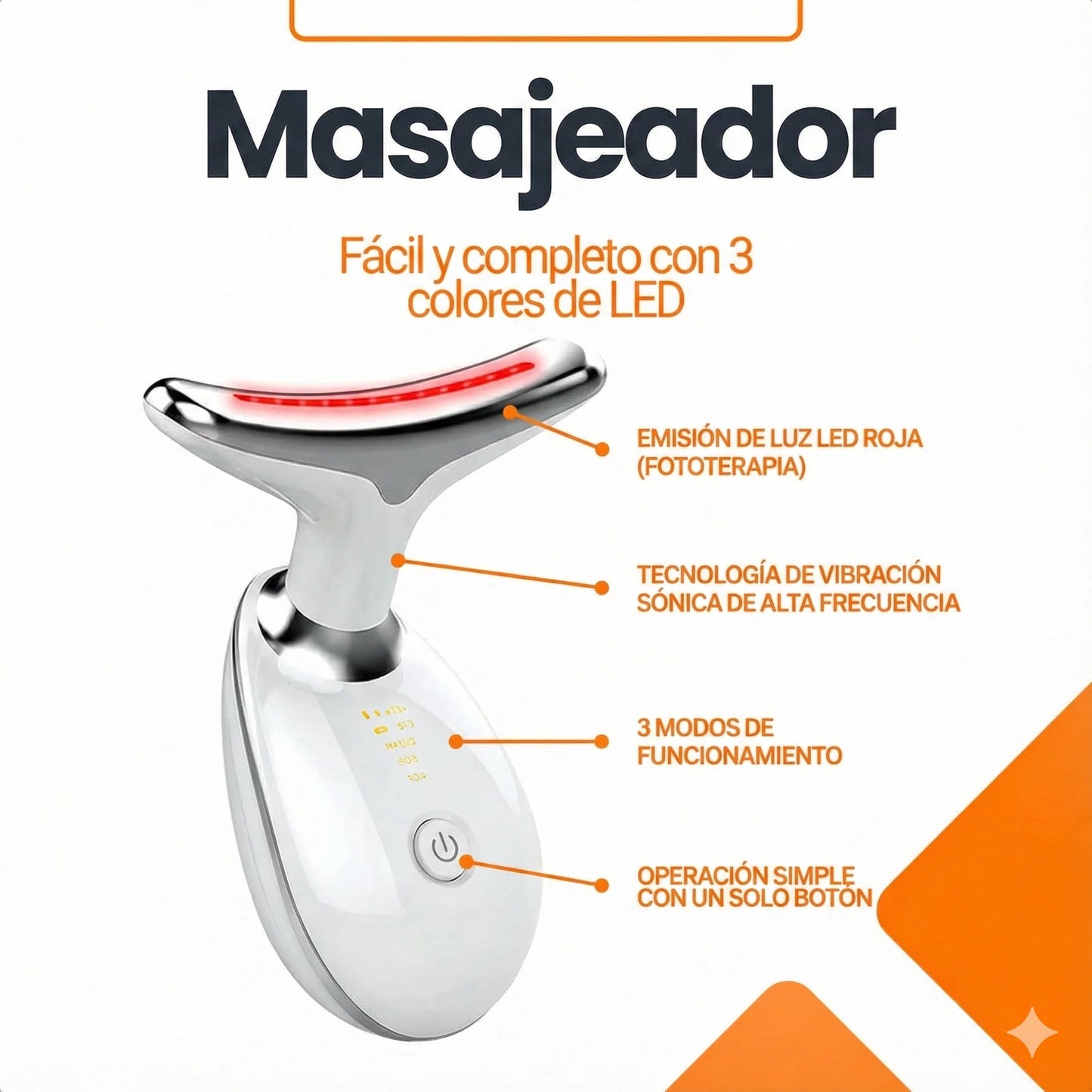Masajeador Facial Antiedad-Efecto Lifting