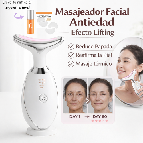 Masajeador Facial Antiedad-Efecto Lifting