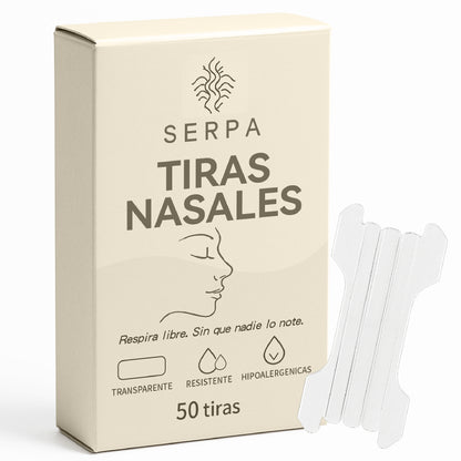 Tiras Nasales Anticongestión - Transparentes