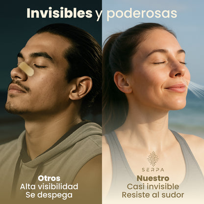 Tiras Nasales Anticongestión - Transparentes