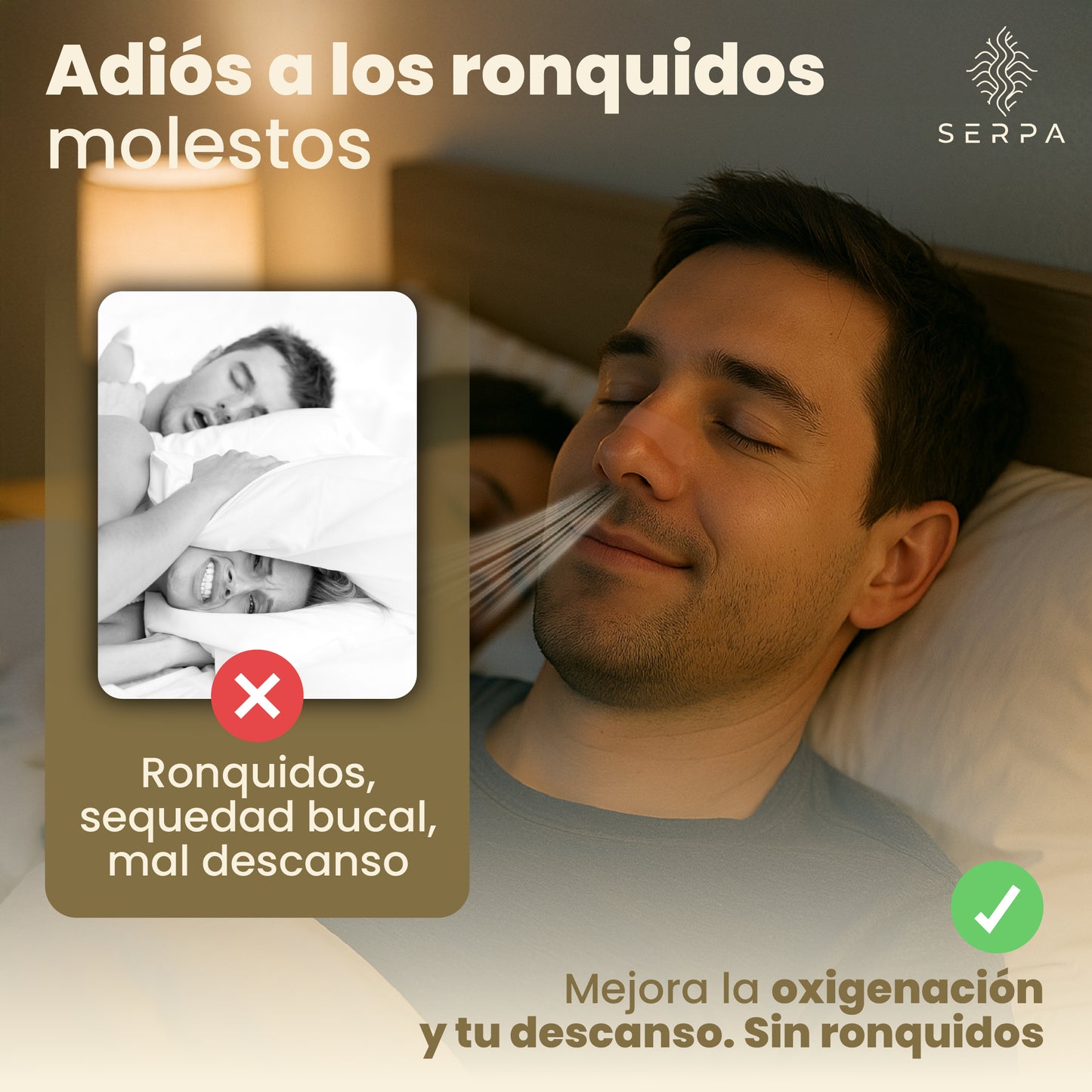 Tiras Nasales Anticongestión - Transparentes